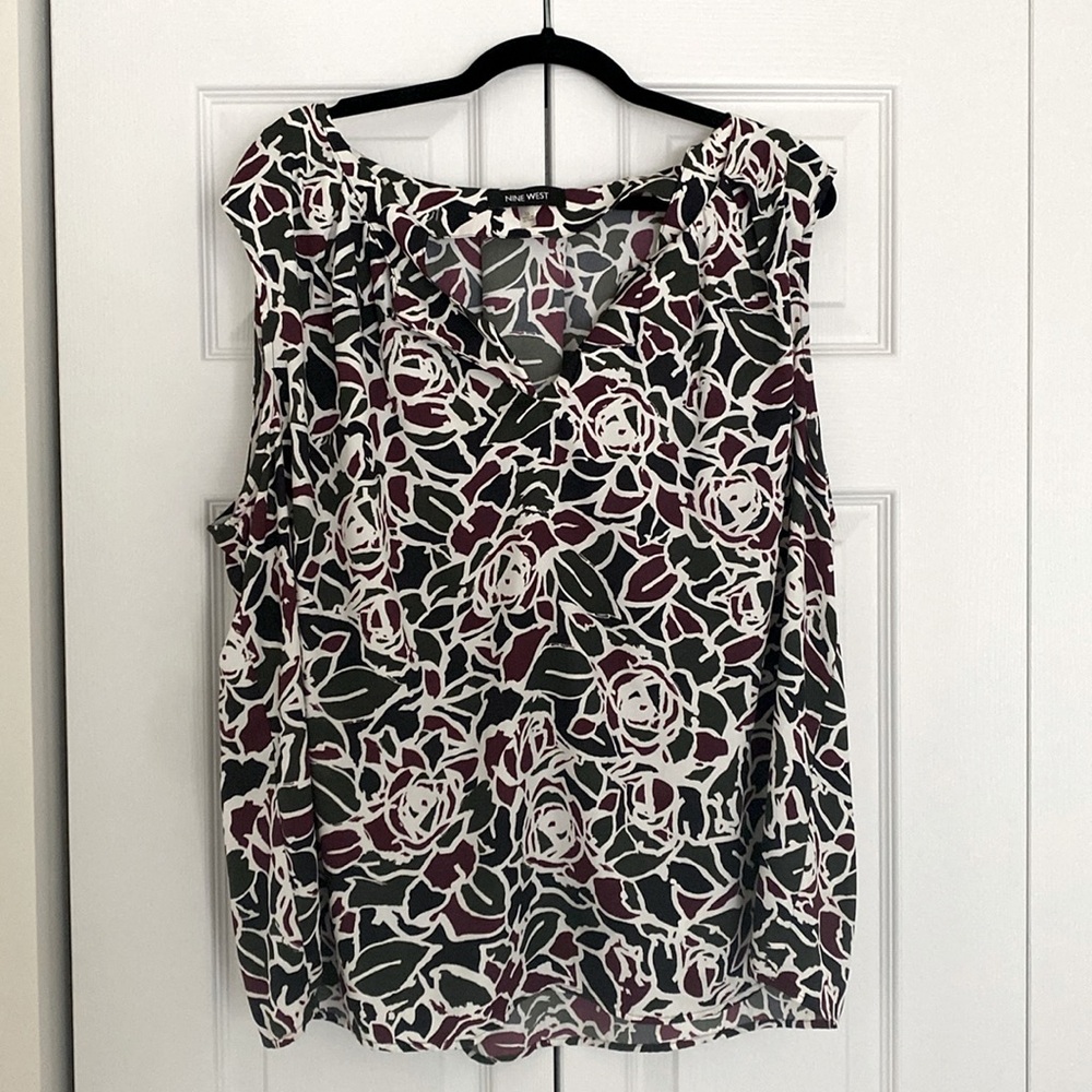 Nine West blouse plus size